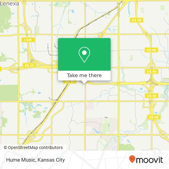 Hume Music map