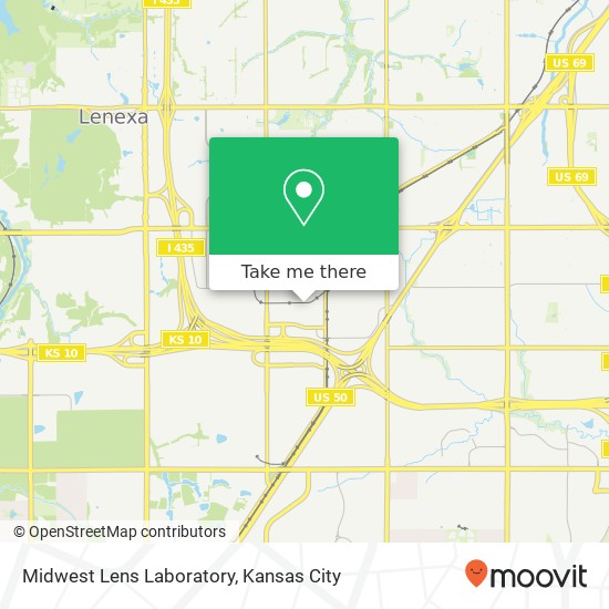 Midwest Lens Laboratory map