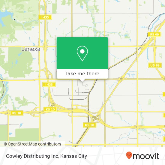 Mapa de Cowley Distributing Inc