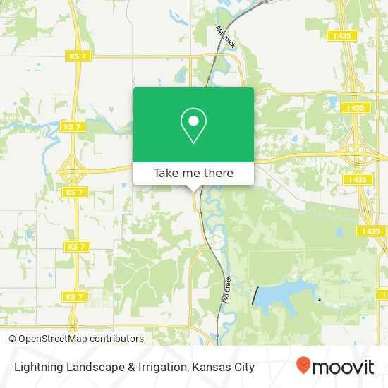 Lightning Landscape & Irrigation map