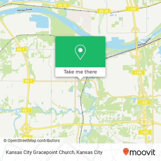 Mapa de Kansas City Gracepoint Church