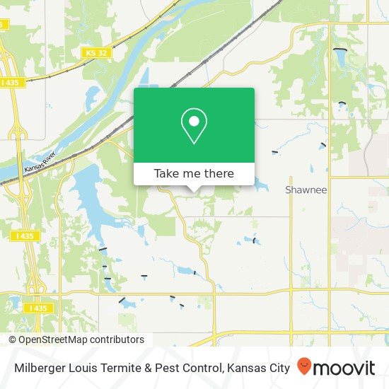 Milberger Louis Termite & Pest Control map