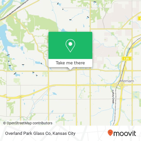 Mapa de Overland Park Glass Co