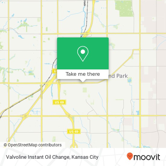 Mapa de Valvoline Instant Oil Change