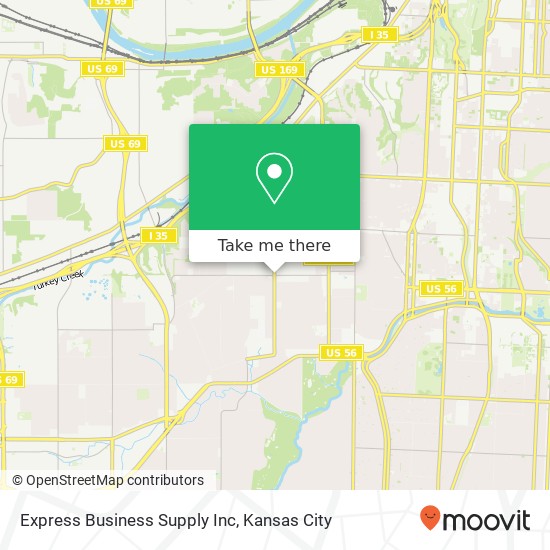 Mapa de Express Business Supply Inc