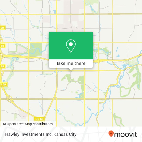 Hawley Investments Inc map