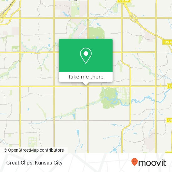 Great Clips map