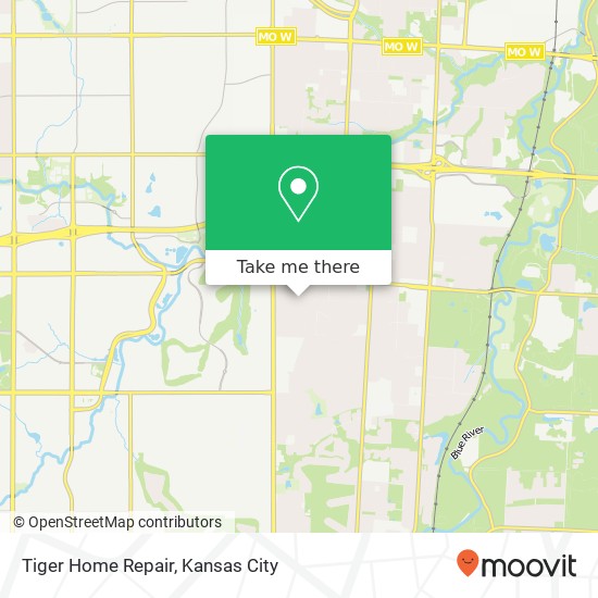 Tiger Home Repair map