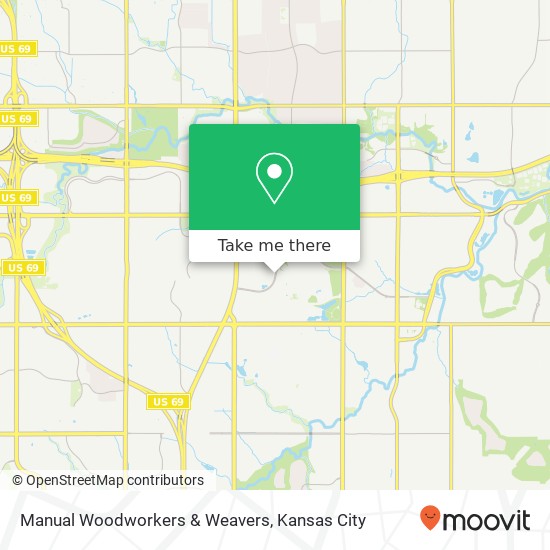 Manual Woodworkers & Weavers map