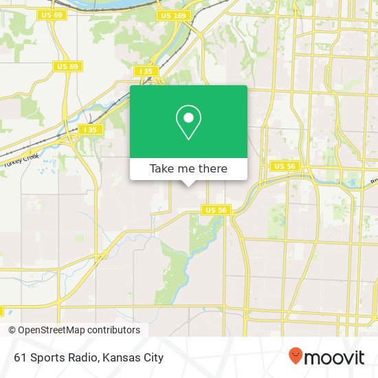 61 Sports Radio map