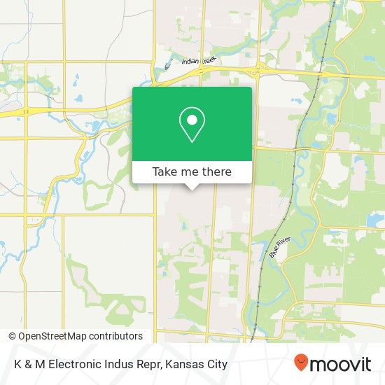 K & M Electronic Indus Repr map