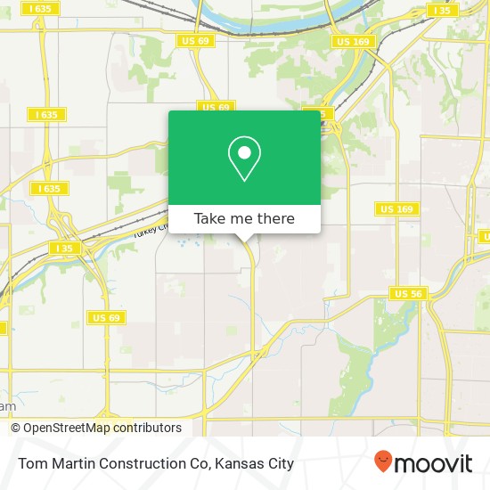 Mapa de Tom Martin Construction Co