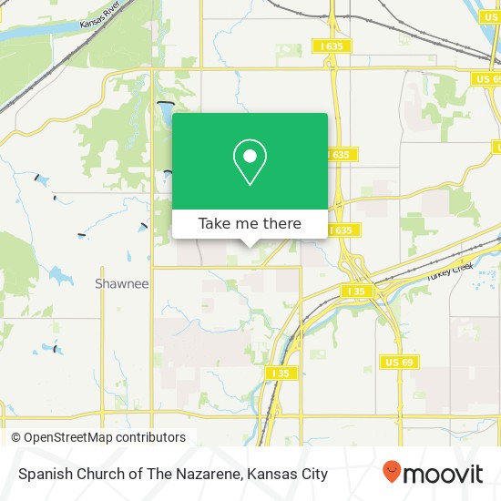 Mapa de Spanish Church of The Nazarene
