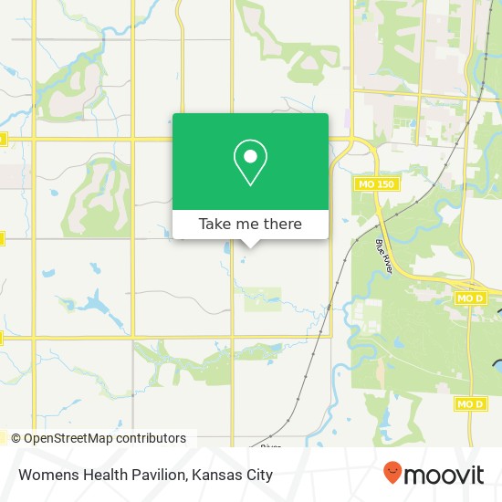 Mapa de Womens Health Pavilion