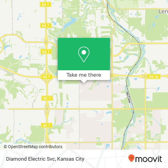 Diamond Electric Svc map