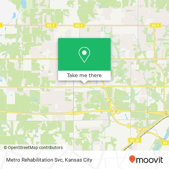 Metro Rehabilitation Svc map