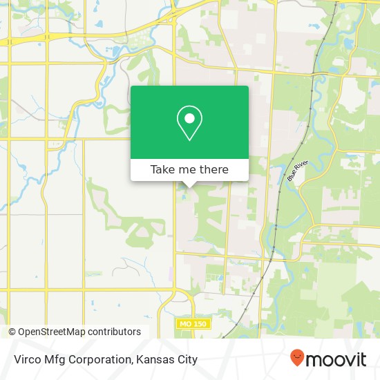 Virco Mfg Corporation map