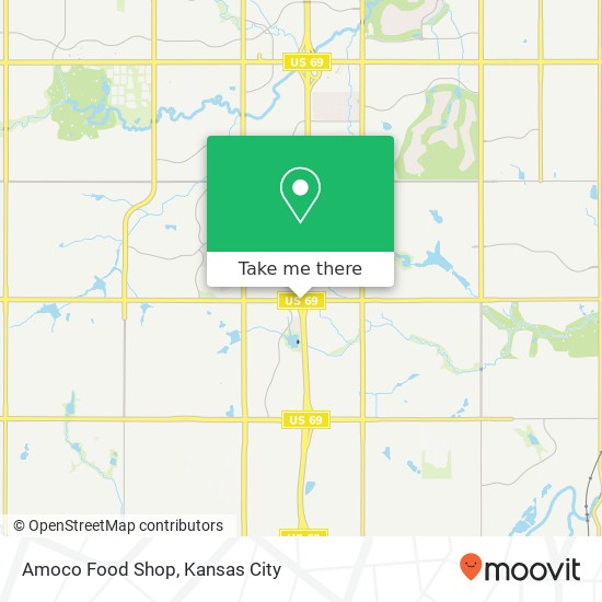 Mapa de Amoco Food Shop