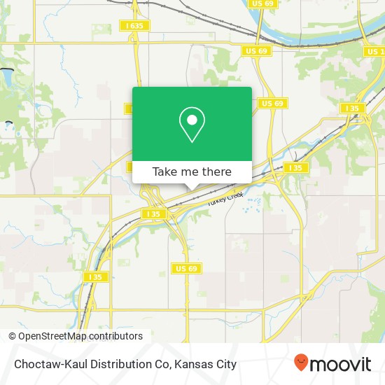 Choctaw-Kaul Distribution Co map