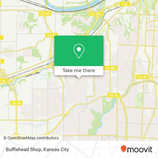 Bufflehead Shop map