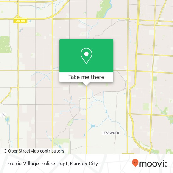 Mapa de Prairie Village Police Dept