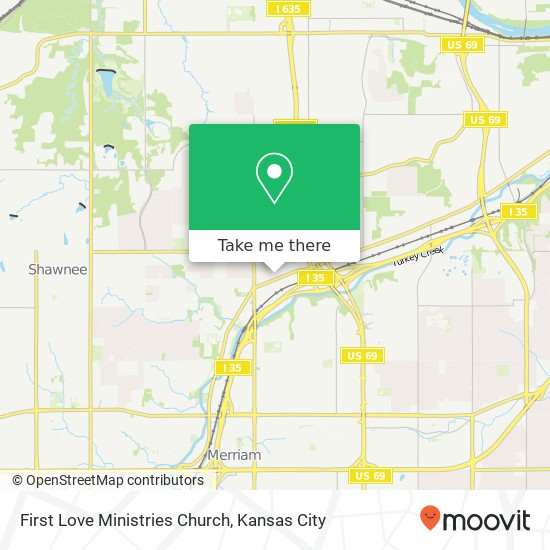 Mapa de First Love Ministries Church