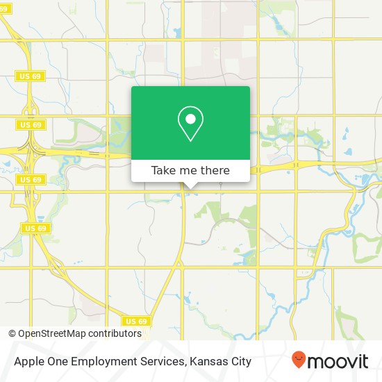 Mapa de Apple One Employment Services