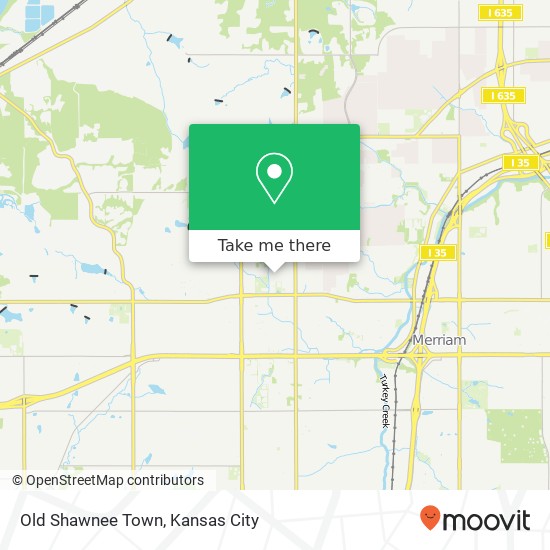 Mapa de Old Shawnee Town