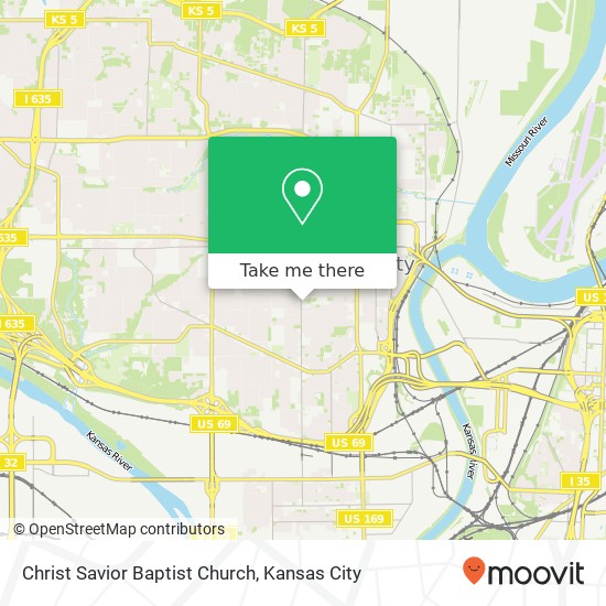 Christ Savior Baptist Church map