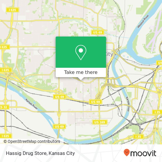 Hassig Drug Store map