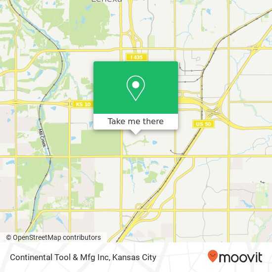 Continental Tool & Mfg Inc map