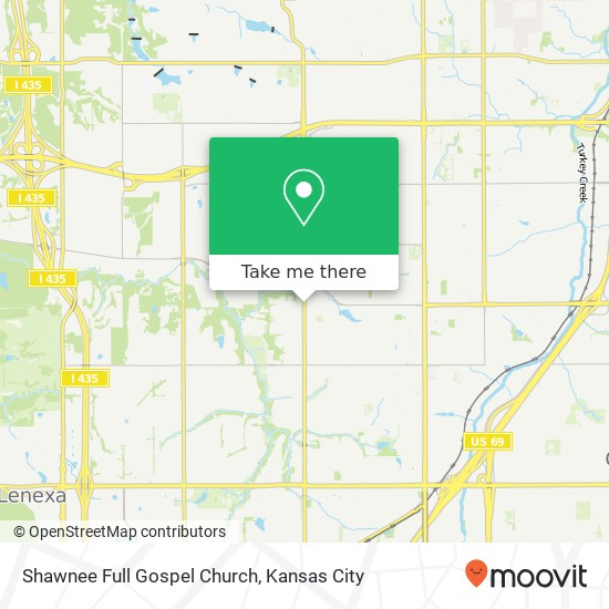 Shawnee Full Gospel Church map