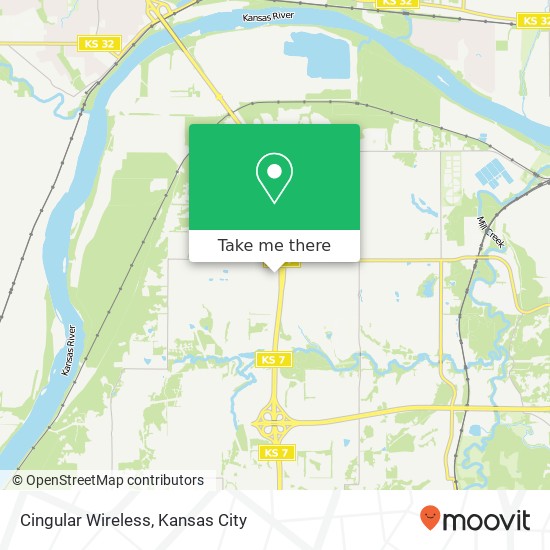 Mapa de Cingular Wireless