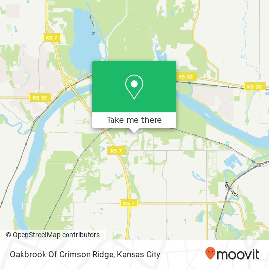 Mapa de Oakbrook Of Crimson Ridge