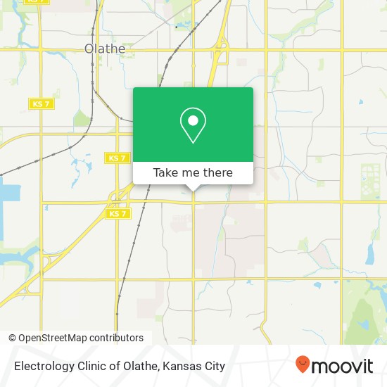 Mapa de Electrology Clinic of Olathe