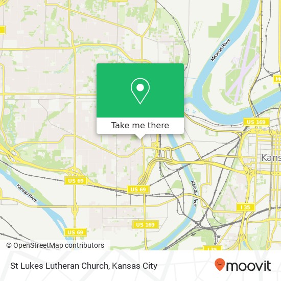 St Lukes Lutheran Church map