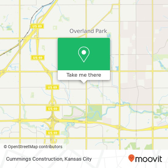 Cummings Construction map