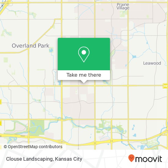 Clouse Landscaping map