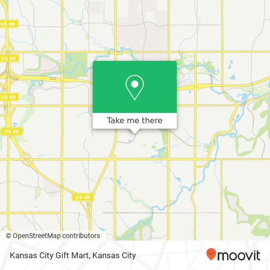 Mapa de Kansas City Gift Mart