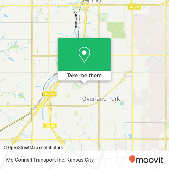 Mc Connell Transport Inc map