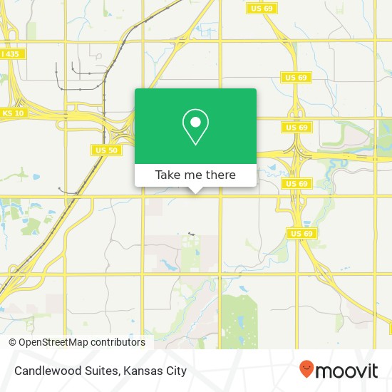Candlewood Suites map