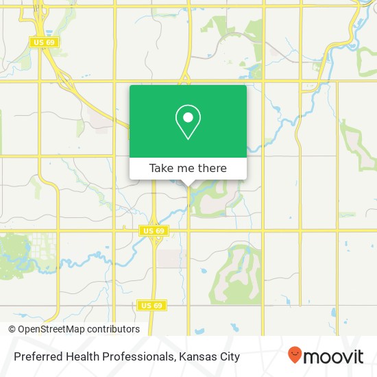 Preferred Health Professionals map