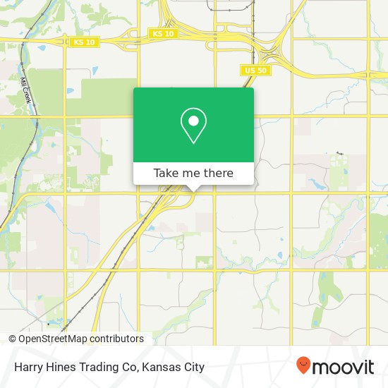 Harry Hines Trading Co map