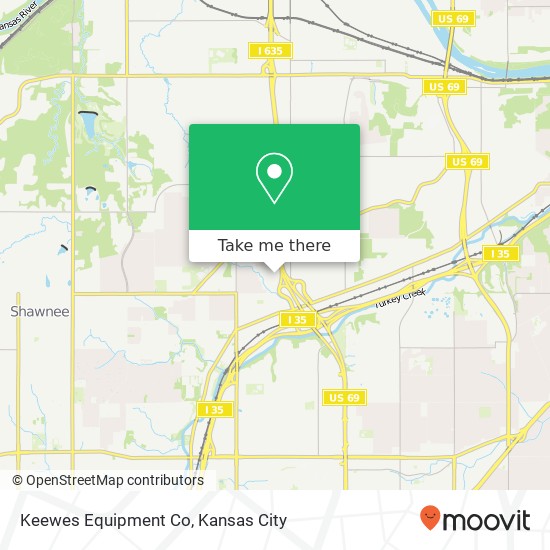 Keewes Equipment Co map