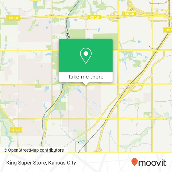 King Super Store map