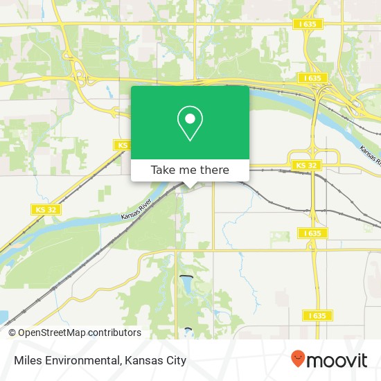 Miles Environmental map