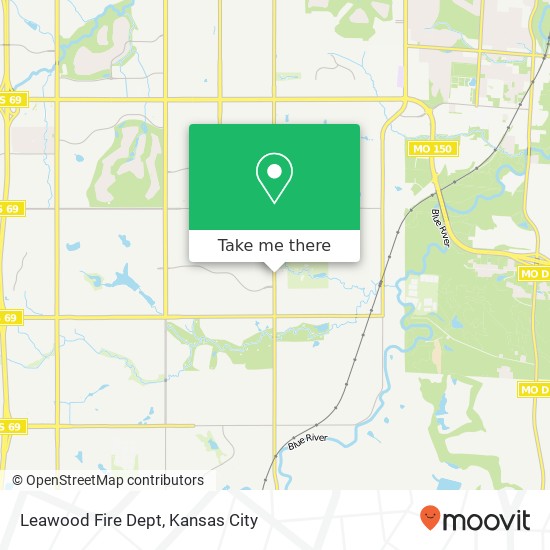 Mapa de Leawood Fire Dept