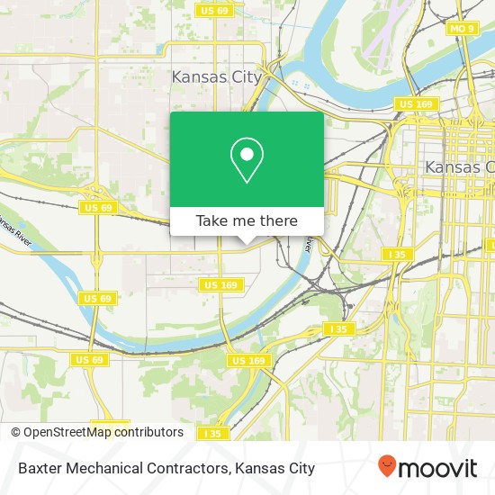 Mapa de Baxter Mechanical Contractors