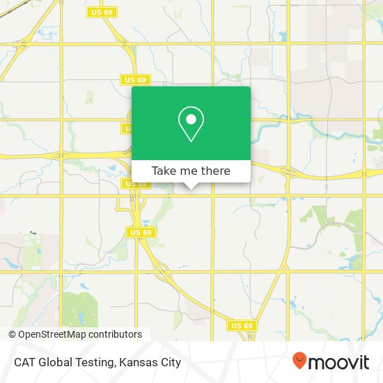 CAT Global Testing map