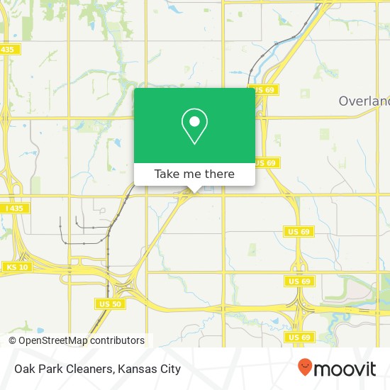 Oak Park Cleaners map